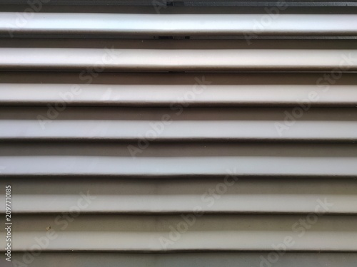 Minimalist Grey Metal Slats Architectural Texture Background for Modern Industrial Design and Website Flexible Layout