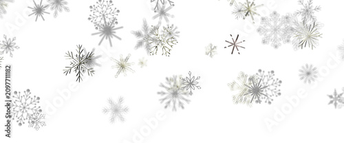 Beautiful intricate snowfla...