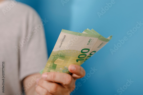 Close up of hand holding a ...