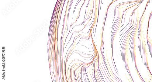 Abstract visualization of c...