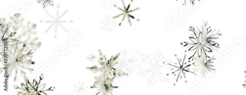 Abstract winter scene with ...