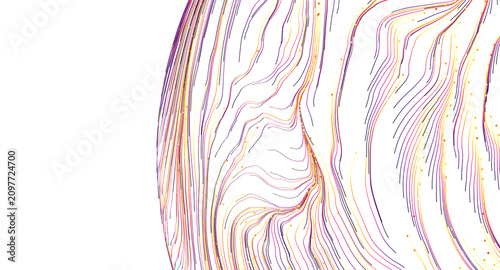 Colorful abstract lines and...