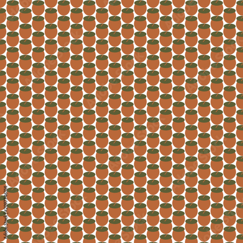 Autumn Acorn Seamless Pattern
