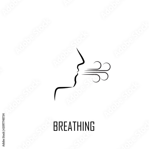Photography Linear mental health breathing exhale breath out release relaxation calm air min