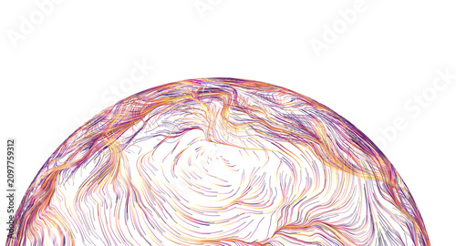 Abstract visualization of c...
