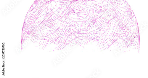Abstract design with flowin...