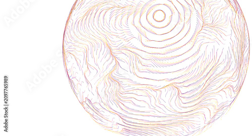 Abstract circular pattern w...