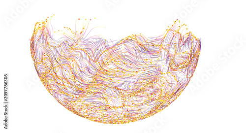 Abstract visualization of g...