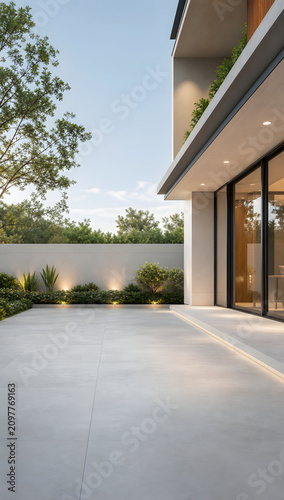 Contemporary Luxury Residential Building Surrounded with Modern Architecture and Elegant Exterior Design