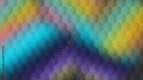 Trendy Neon Glow Presentation Background