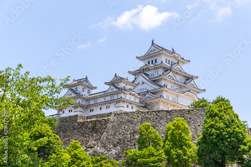 Foto Himeji Castle - Historic White Fortress and World Heritage Site in Hyogo, Japan
