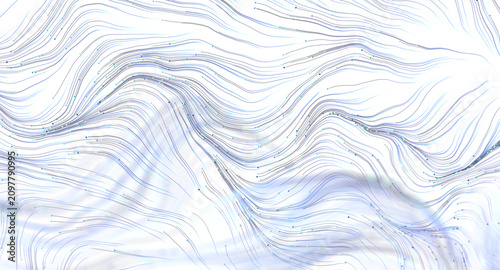 Smooth abstract wave backgr...