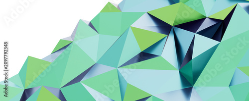 Modern abstract low poly ba...