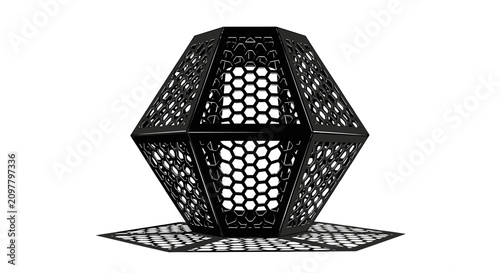 Abstract Geometric Hexagon Structure