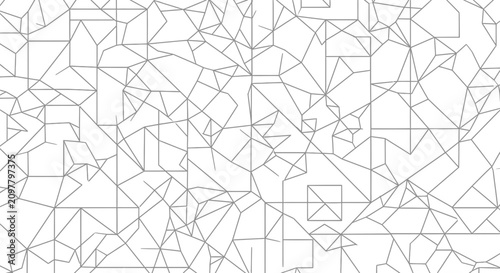 Abstract Geometric Line Art Pattern