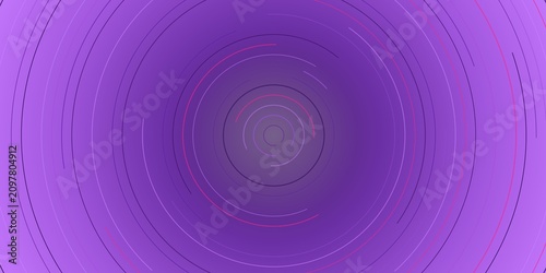 Schilderij op canvas Abstract purple background with concentric rotating lines creating mesmerizing circular motion