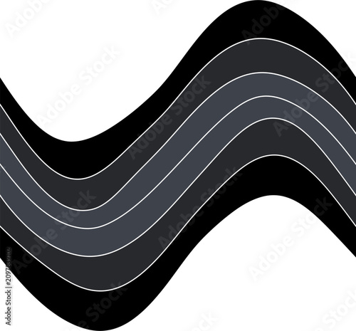 Tableau sur toile Gravitational Anomaly for Website Icon