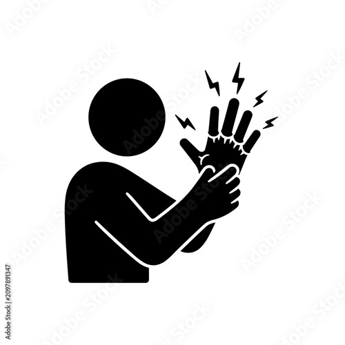 Hand Bone Injury Icon