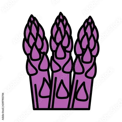 Vintage purple floral pattern with scissors design.