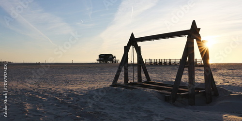 Küstenlandschaft Sankt Peter-Ording, Nordsee