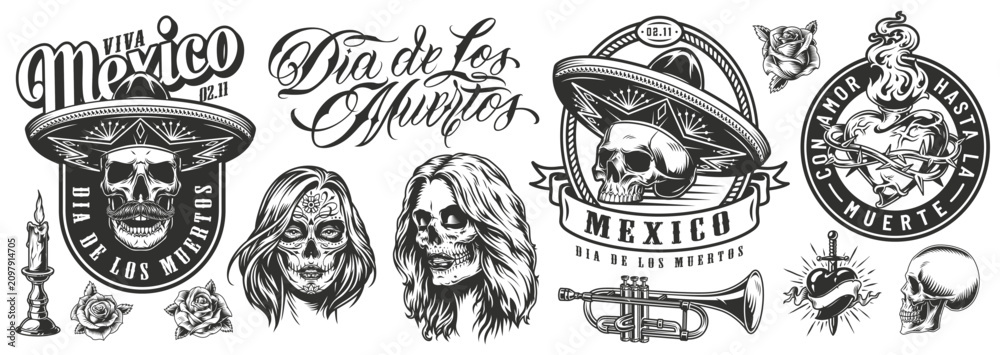 Fototapeta premium Dia de los Muertos Fest