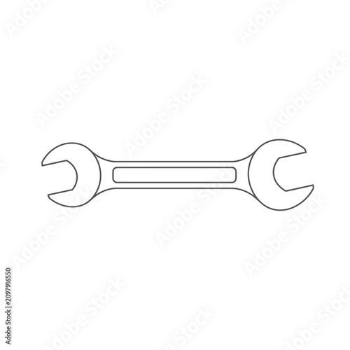 Minimal Hand Tools Vector Sketch Set – Simple Black Outline Industrial Equipment Collection