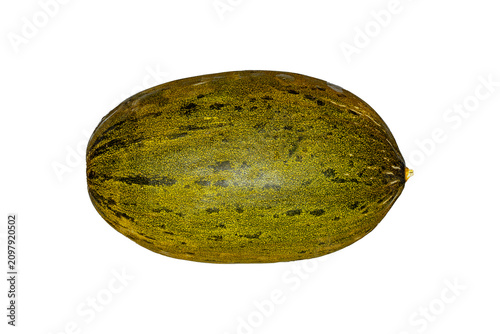 Whole honeydew melon with transparent background