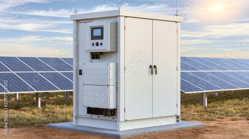 Solar Inverter Cabinet in Solar Farm