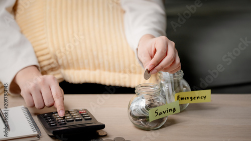 Foto Saving money concept
