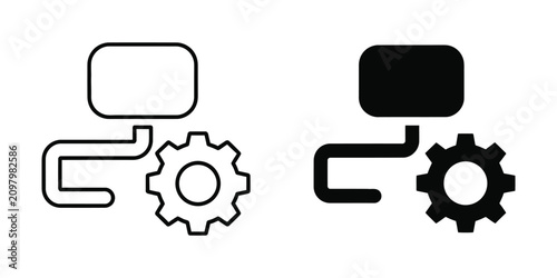 Technical maintenance and repair gear with l-shaped tool for industrial engineering and service concept