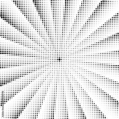 Abstract Halftone Dot Pattern