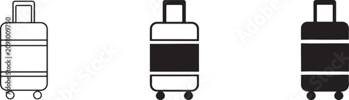 Bilde på lerret Tourist vector icon representing travel and vacation concepts.