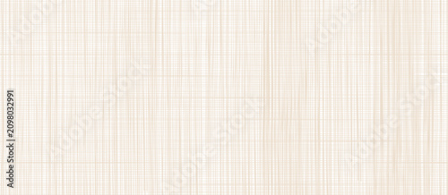 Tableau sur toile Beige woven linen canvas with rough burlap crosshatch texture, seamless rustic s