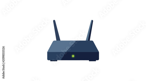 Fotografie Wireless router with ante