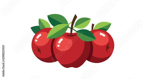 Photos Bright red cherries with