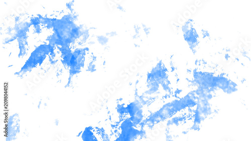 Blue watercolor rag roller ink splash texture 