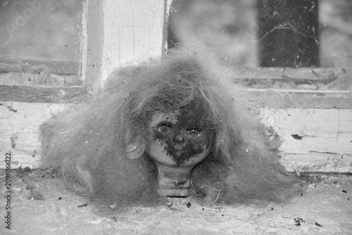 Фотография Doll in Kindergarten in Ghost City of Pripyat exclusion Zone of Chernobyl accide