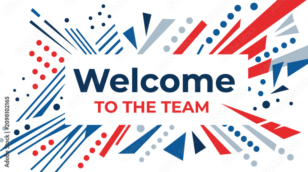 Obraz premium Welcome to the team join our community with exciting opportunities