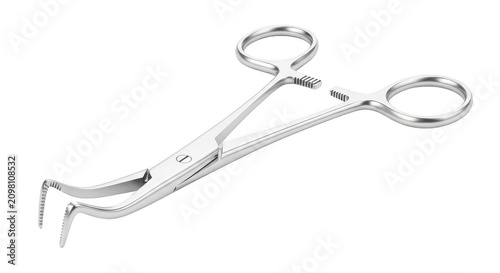 Surgical scissors with sharp blades and finger loops
