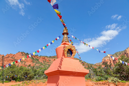 Canvas Print Amitabha Stupa in Sedona, Arizona