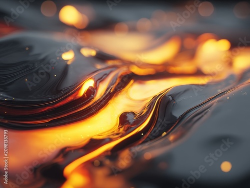 Abstract macro shot of flow...