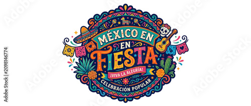 Mexico Fiesta Celebration: Traditional Art, Music, and Culture