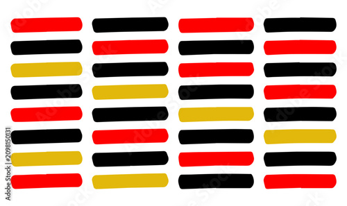 Photos Mega bundle of different ink brush strokes: rectangle, squa and round freehand drawings
