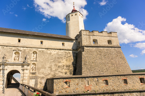 Принти на полотні Esterhazy Castle stands majestically with its thick stone walls and towering str
