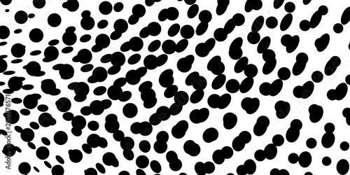 Canvas Print Polka dot seamless pattern