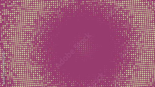 Slika na platnu Vibrant halftone dot pattern texture background