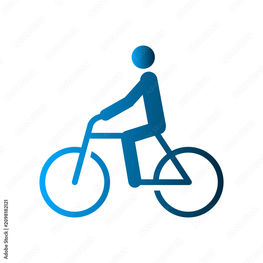 Obraz premium Bicycle icon design template