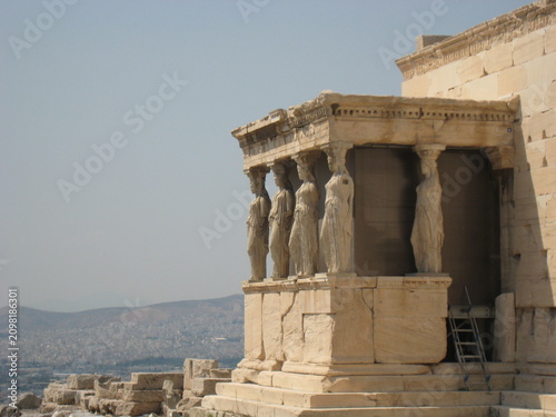Photography Caryatid Porch of the Erechtheion on the Acropolis Athens