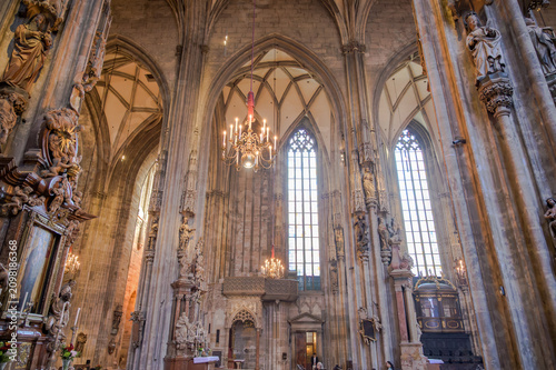 Fotografie Vienna, Austria - June 4, 2022: The interior of St