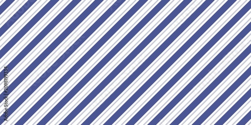 Bold navy blue and white diagonal parallel lines. Classic nautical seamless pattern for masculine summer shirts and yacht club stationery items.